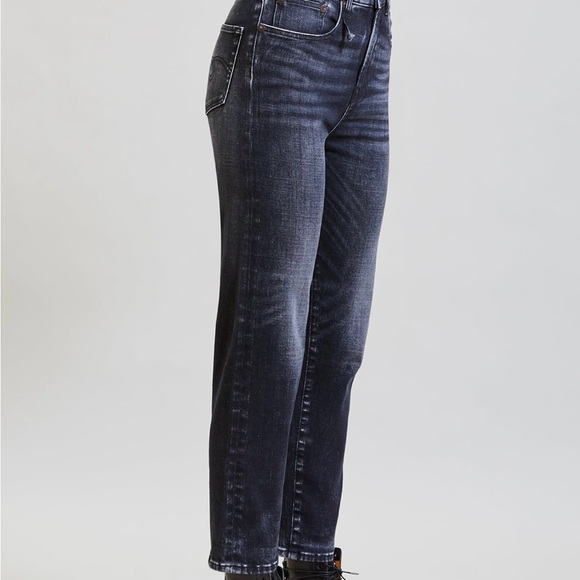 R13 Shelley Slim Morrison Black Jeans 26 - Picture 4 of 13